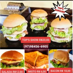 🍔🍕🍟🧆VENDAS TOP'S BURGUER AMATURÁ 🥪🍔🍕🍟