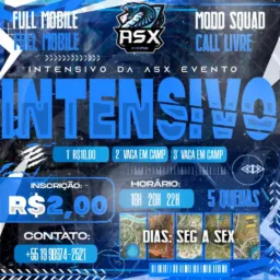 > INTENSIVO ASX EVENTOS 💙