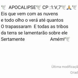 APOCALIPSE Revelações ☄️🌫️🌎