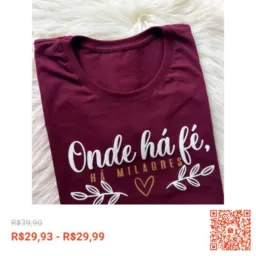 Artigos Evangélicos Shein, Shopee e Mercado Livre