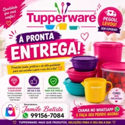 Loja online Tupperware 😍🛍