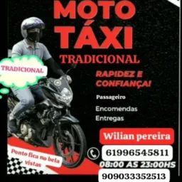 MOTO TÁXI 🏍️TRADICIONAL 🏍️ ENTREGA CHAMA
