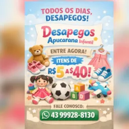 DESAPEGOS APUCARANA INFANTIL ♻️