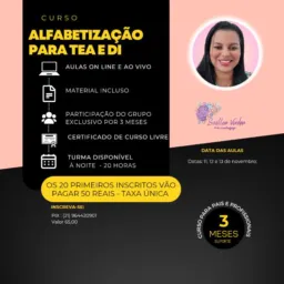 Alfabetização Tea e DI