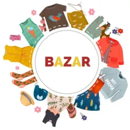 Bazar roupas objetos etc