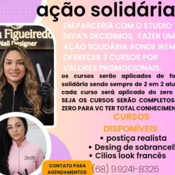 🤩Ação solidária 3 cursos, e 1 único valor)🥳