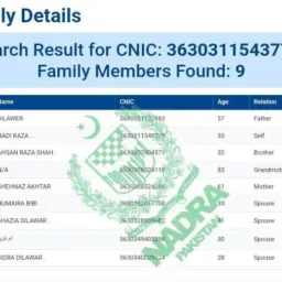 All Nadra And Database Work