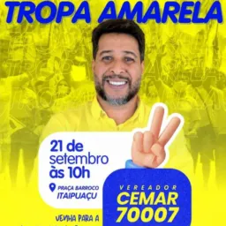 Tropa amarela Cemar 70.007 👷🌟🟡
