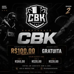 🤍 • CAMPEONATO CBK- GRATUITO