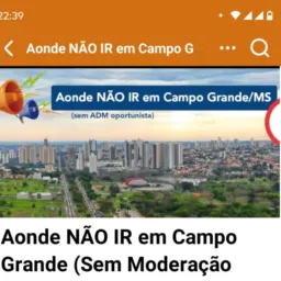 Aonde ir ou não ir campo grande 😍🥰