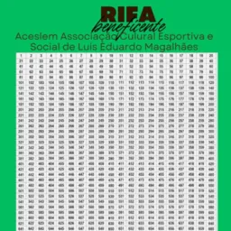 Rifa Beneficente Ao Tratamento Roberto Cezar