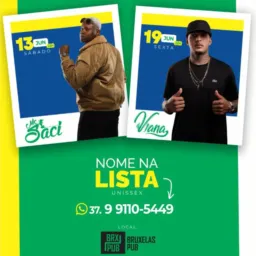 Lista Off Unissex MC Saci + Viana