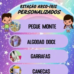 Estação arco-íris personalizados