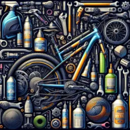 Variedade de peça e bike