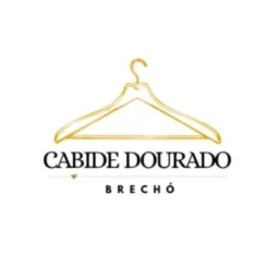 Cabide dourado brechó