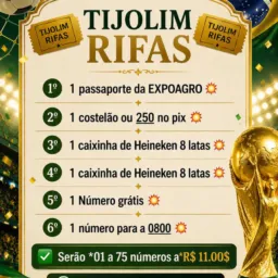 Tijolim rifas 🍻🍗🧱🧱
