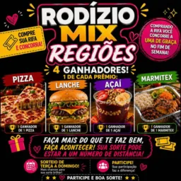 Rodízio mix regiões