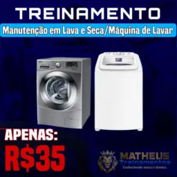 Treinamento de Manutenção Lava e Seca/Máquina de Lavar