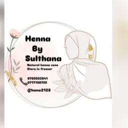 Golden bridal henna stain