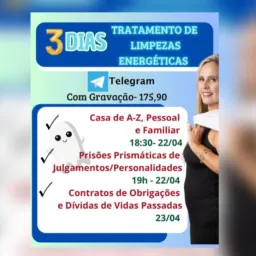 03 DIAS - TRATAMENTO DE LIMPEZAS ENERGÉTICAS
