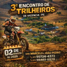 3️⃣* Encontro de trilheiros em Vicência mata norte PE