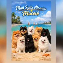 Mini Spitz alemão Maceió 🐾