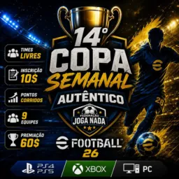 14° COPA SEMANAL AUTÊNTICO 🇧🇷 FEDERAÇÃO JOGA NADA