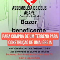 Bazar beneficente ágape