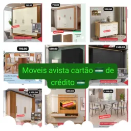 Móveis novos avista cartao de crédito com acréscimo 💳😱
