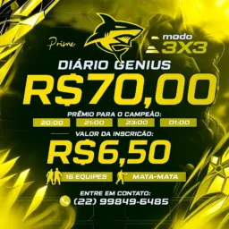 DIÁRIO GENIUS 3X3 cs