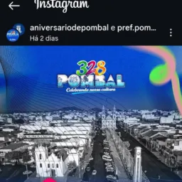 328 anos Pombal Notícias ✈️🔥