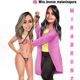 Mira bronze melanina pura ☀️
