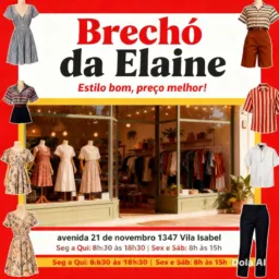 Brechó da Elaine+barato do mundo