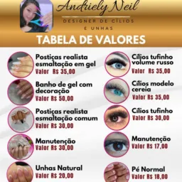 Neil Designer de unhas e cilios 🍃 profissional 🍃 Andriely 🍃