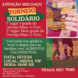 TORNEIO SOLIDÁRIO ARENA VIP FEMININO