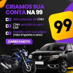 99 conta para motorista