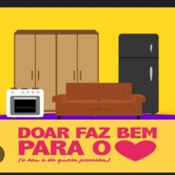 Doação de roupas e móveis e vendas