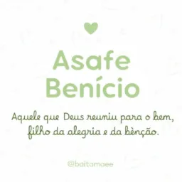 Asafe Benício 🤰🏻💚