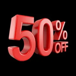 50% de DESCONTO