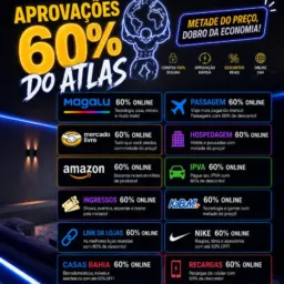 VOCE SÓ PAGA 60%✅