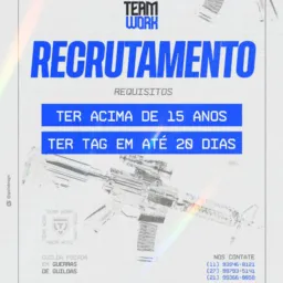RECRUTAMENTO TEAM WORK