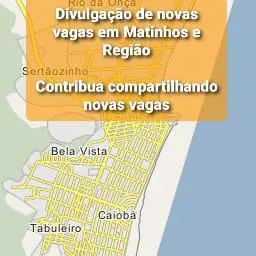 1 - VAGAS MATINHOS E REGIÃO 🛠️