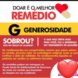 DOAÇÃO DE MEDICAMENTO  NÃO VENCIDO