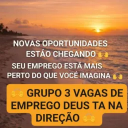 GRUPO 3 VAGAS DE EMPREGO Piracicaba  Deus tá na direção🙌