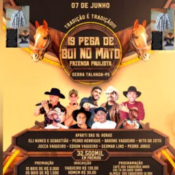 Pega de boi no mato fazenda Paulista