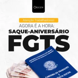 Saque FGTS empréstimo bolsa
