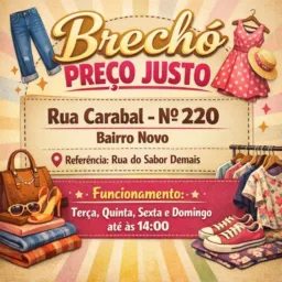 Brechó preço justo 👚👙👗👔🎽