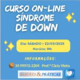 📲Pré-Inscrição Curso Síndrome de Down🩵💛💙