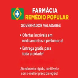Promoção Remédio Farmácia Popular do Brasil - GV