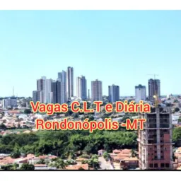 Vagas C.L.T Diária Rondonópolis